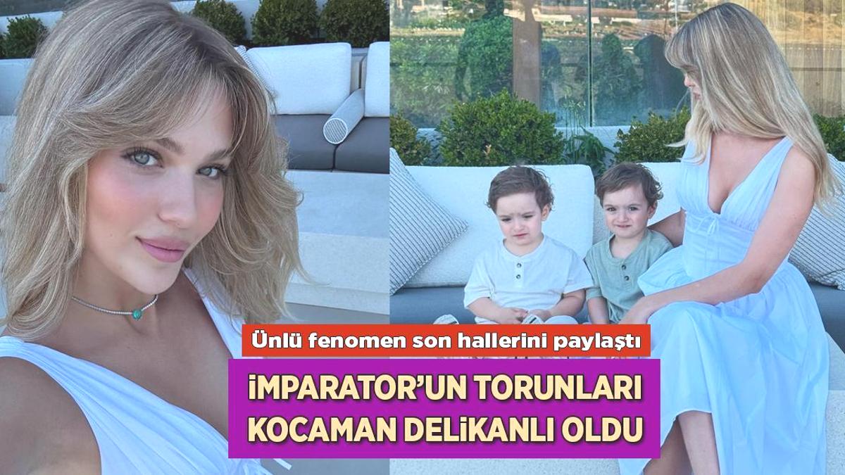 Yasemin Şefkatli paylaştı! Sevimli ikizler Emir ve Ayel’in keyfi yerinde