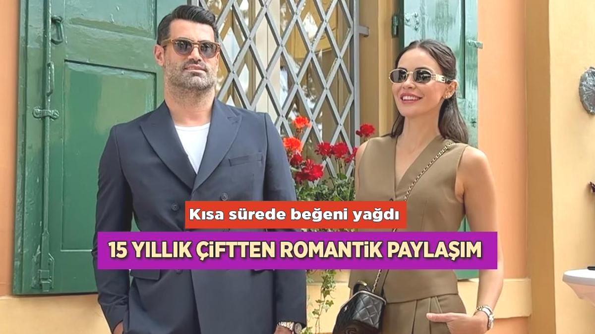 15 yıllık evli Demirel çiftinden romantik paylaşım