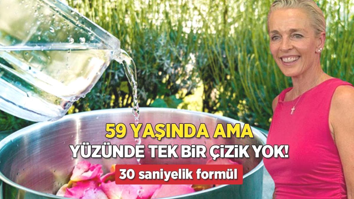 59 yaşında ama yüzünde tek çizgi yok! ‘Cildimi 30 saniyelik formüle borçluyum’