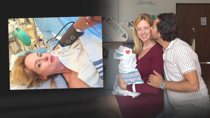 6 gün arayla aynı yerde fotoğraf! Wilma Elles doğumdan sonra oraya gitti