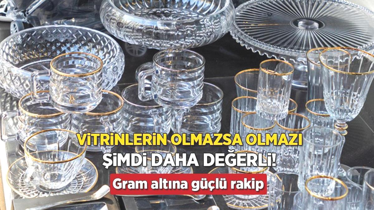 Bir zamanlar çeyizlikti, şimdi lüks yatırım! Vitrinlerin vazgeçilmezi gram altına rakip