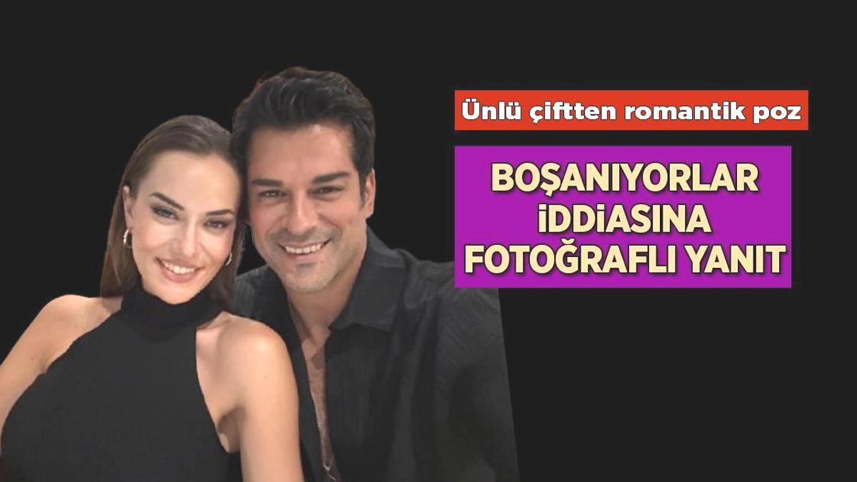 Burak Özçivit ve Fahriye Evcen’den aşk dolu yeni poz