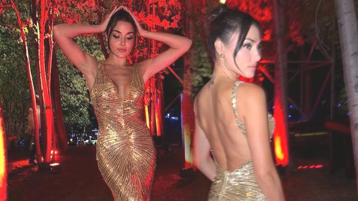 Hande Erçel’den ayna pozu! Karın kasları dikkat çekti