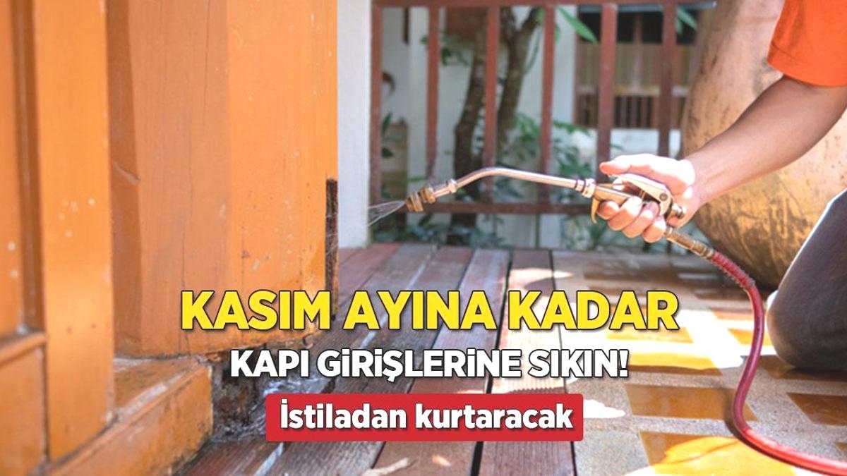 Kasım ayına kadar kapı girişlerine sirke sıkın! Nedenini duyan şaşırıyor, istiladan kurtaracak
