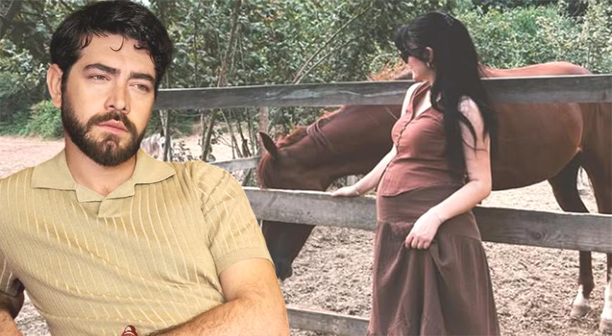 Barış Baktaş’ın babalık heyecanı! Yeni kareler geldi