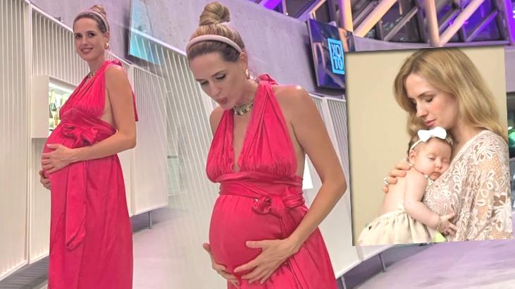 Fit haliyle dikkat çekti! Wilma Elles ve bebeği Leon Mirza’dan yeni kare