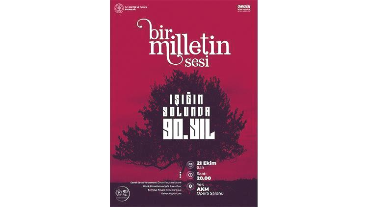 Güzel Sanatlar Genel Müdürlüğü 90. Yılını AKM’de kutlayacak