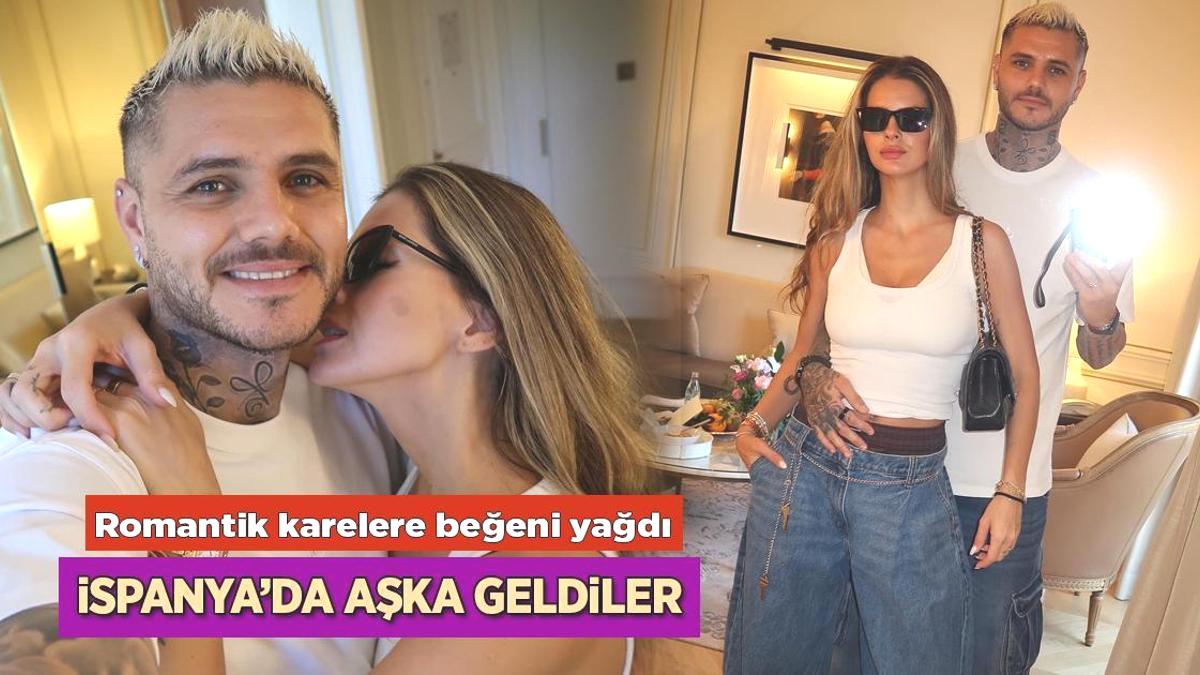 İspanya’da romantik anlar! Icardi ve sevgilisi China Suarez’den yeni kareler