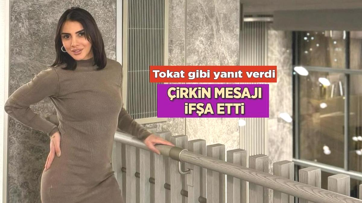 Survivor Sabriye Şengül takipçisinden gelen mesajı ifşa etti! Tokat gibi yanıt verdi