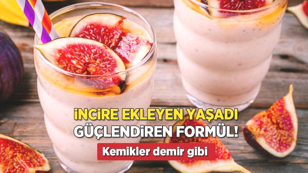 Sütün içine incir atan hastalanmak bilmiyor! Kemikler kale gibi olacak, resmen ilaç gibi