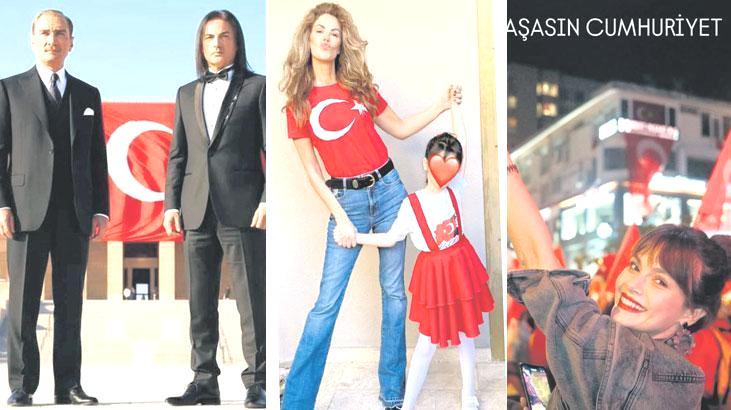 Ünlüler minnetlerini haykırdı