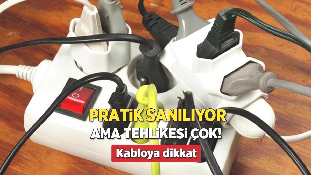 Uzatma kablosu mutfakta can yakabilir! Aylarca fark edilmiyor, sonra alev alıyor