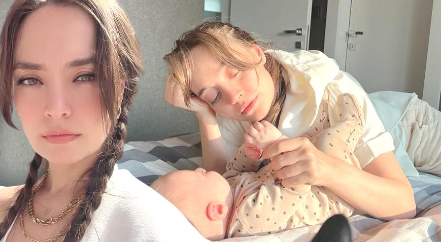 Zeynep Tuğçe Bayat’tan yeni kareler geldi! İşte küçük Atlas’ın son hali…