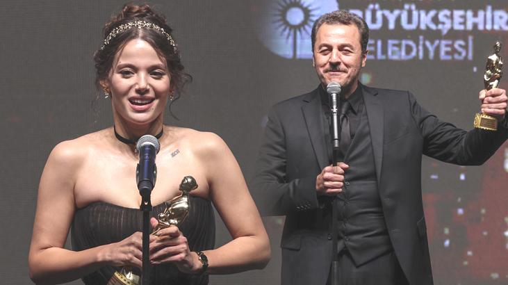 Altın Portakal heyecanı! Leyla Tanlar ve Yetkin Dikinciler ödül kazandı