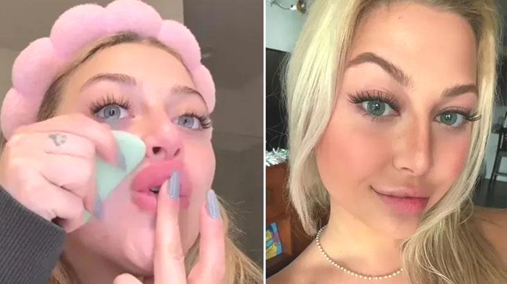 Dolguya gerek kalmadan şişiyor! Dolgun dudakların sırrı bu malzemedeymiş