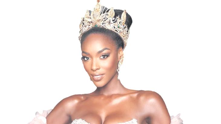 Fildişili güzel tacı bıraktı