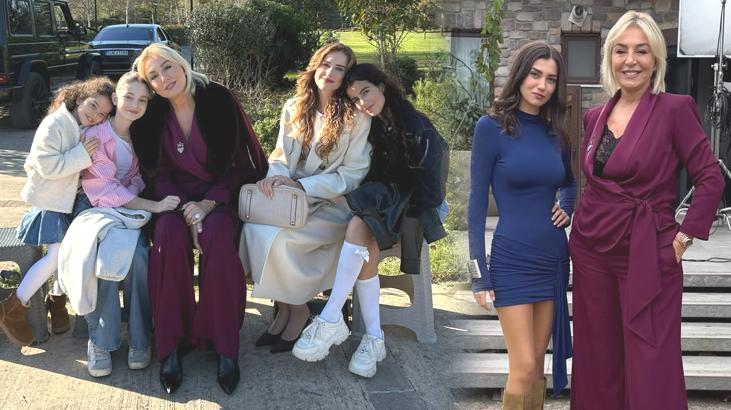 Güller ve Günahlar setinde şenlik havası