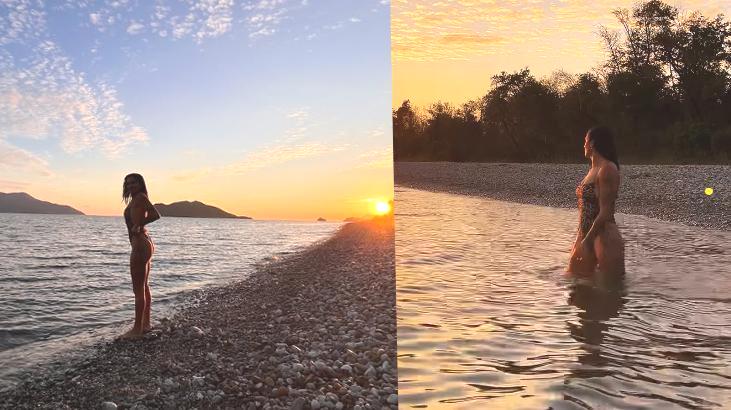 Kasım ayında denize girdi! Eski Survivor yarışmacısı şaşırttı