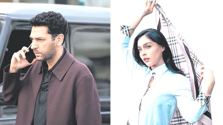 Modellere taş çıkardı