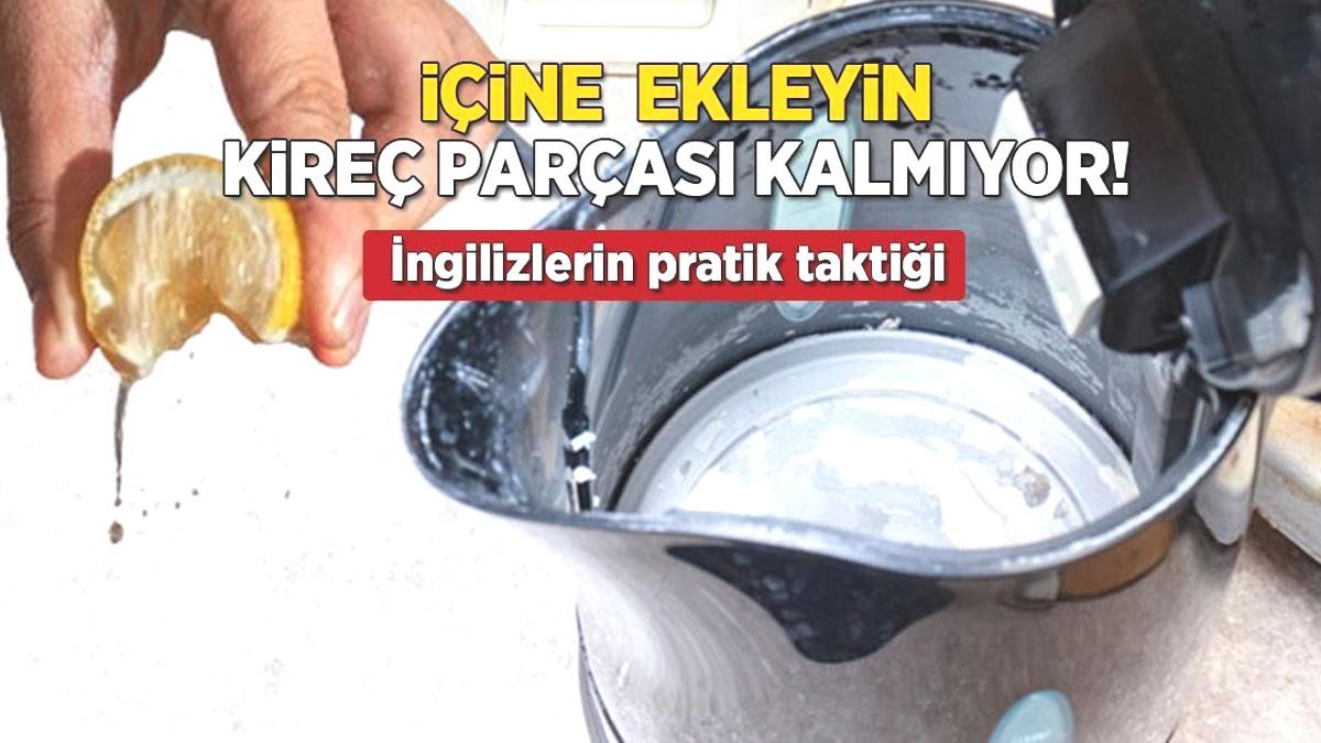 Su ısıtıcısında kireç mi birikiyor? İngilizlerin limon yöntemi hayat kurtarıyor
