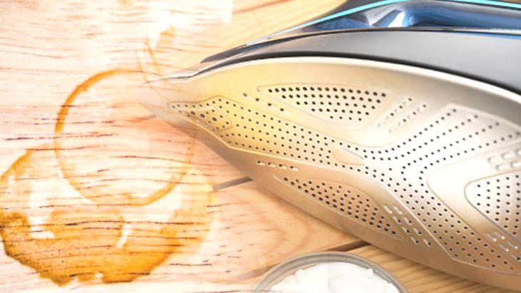 Bardakların bıraktığı beyaz lekeleri silip atıyor! Sıcağı ütü söküyor: Havadan püskürtün