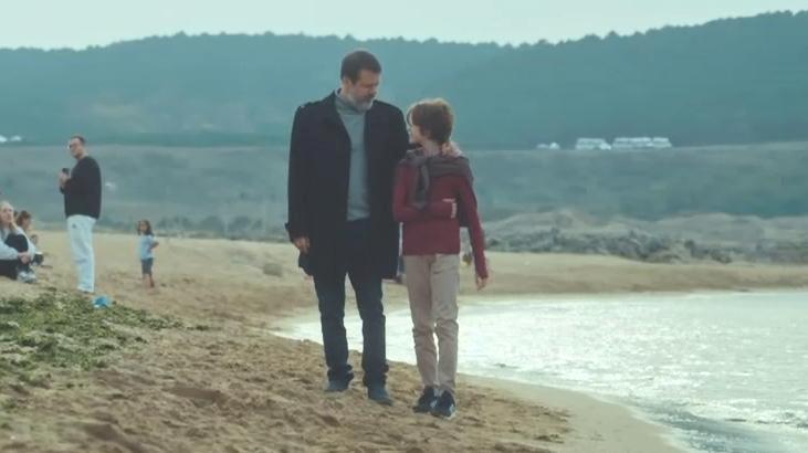 Duygu yüklü sahil buluşması! Ali’den oğluna ustalık dersi