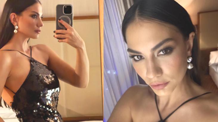 Her paylaşımı olay! Demet Özdemir’den ayna karşısında poz