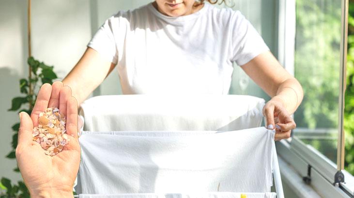 Ne deterjan ne sirke… Çamaşırları bembeyaz yapan formül başka! Kabuklarını kullanın