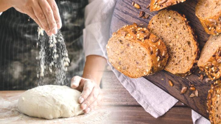 Ekmeği yaparken fırını önceden ısıtan yandı! Sirkeyle açınca kabarıyor