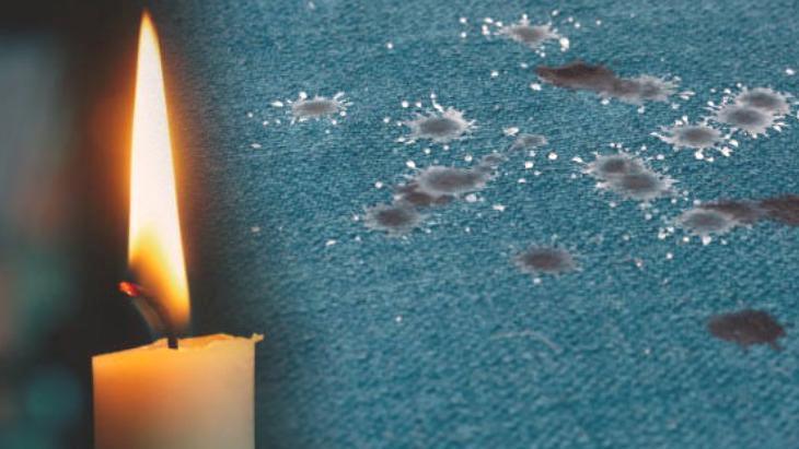 Eriyip damlayan mumu bir hamlede çıkarın! Leke kalmıyor: 5 saniyede tertemiz