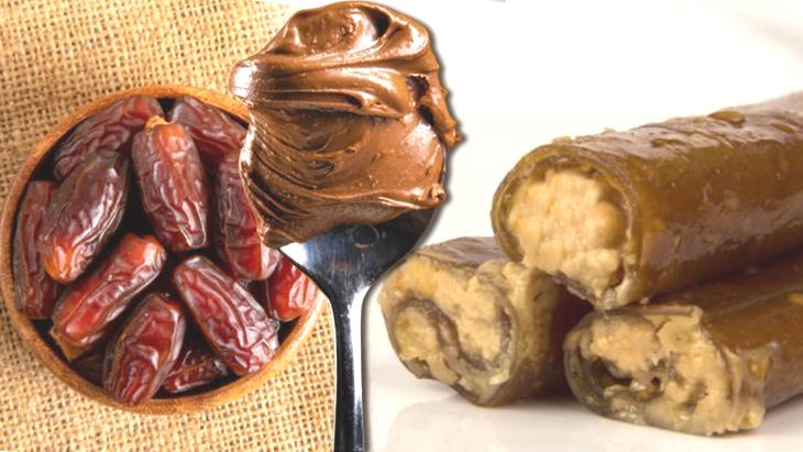 Ramazan sofralarının sağlıklı tatlısı! Hurmaları rulo yapın: Bir lokması doyuruyor