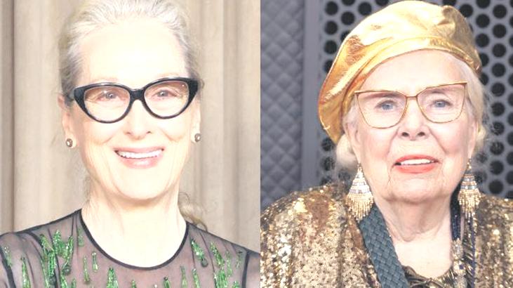 Streep yeniden mikrofon başında