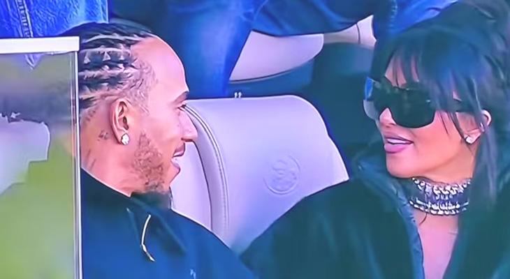 Super Bowl’a ‘gizli aşıklar’ damga vurdu! Kim Kardashian ve Lewis Hamilton ilk kez birlikte görüntülendi