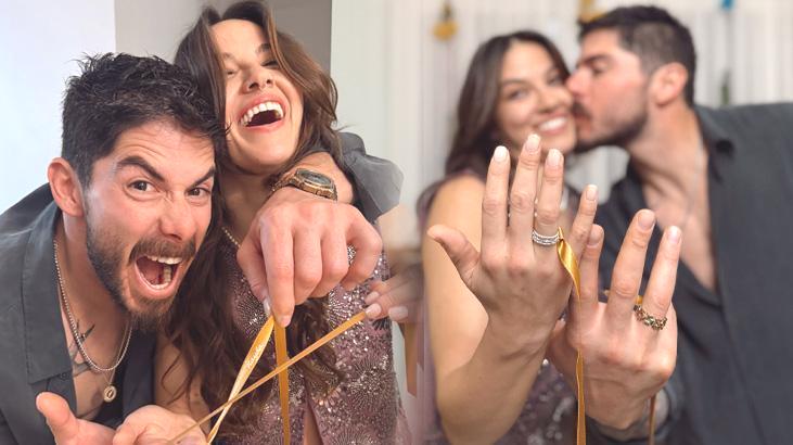 Survivor Anıl Berk Baki evlilik yolunda ilk adımı attı! İşte nişandan ilk kareler