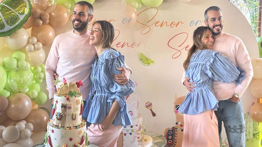 Dila Tarkan ve Dağhan Doğruer’den sürpriz parti! Bebeğin cinsiyeti belli oldu