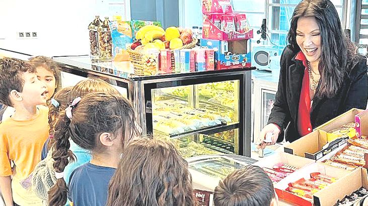 Kantinde satış yaptı