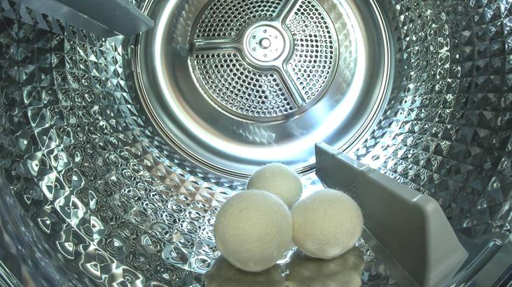 Kurutma toplarının ömrü varmış! Sertleşip çatlayınca sinyal veriyor