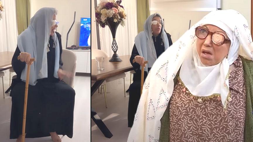 ‘Sürahi Nine’ taklidi ile oyuncuklara taş çıkardı: Bu kadar benzerlik olmaz