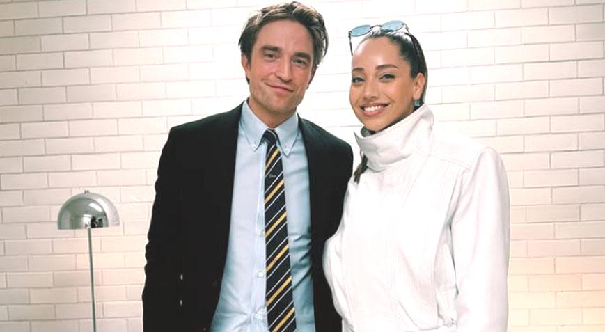 Ünlü oyuncu Özge Özacar, Robert Pattinson ile buluştu