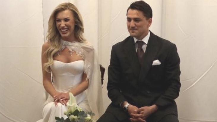 Evlilik yolunda ilk adım! Cengiz Ünder ve Bilge Yenigül nişanlandı