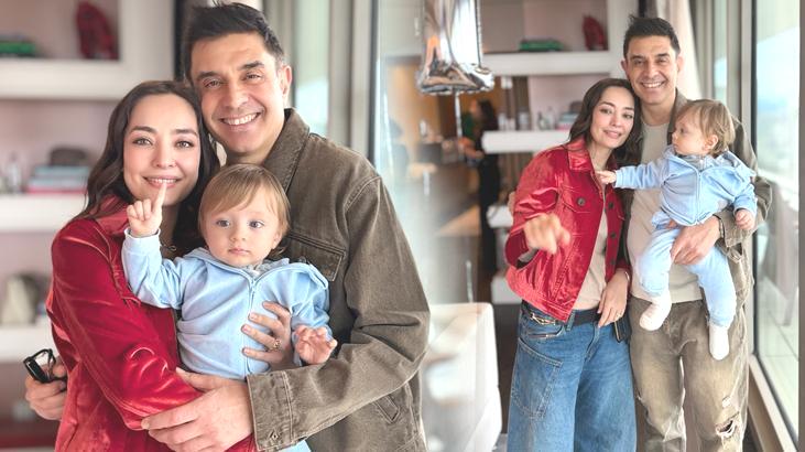 İşte Atlas’ın son hali! Zeynep Tuğçe Bayat ve Cansel Elçin çiftinden mutlu aile tablosu