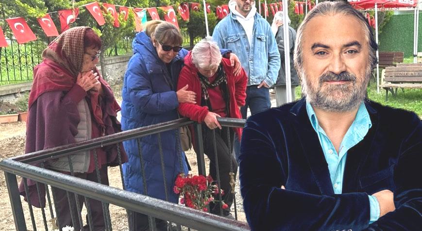 Melek Baykal, Volkan Konak’ın mezarını ziyaret etti: Seni hiç unutmayacağız
