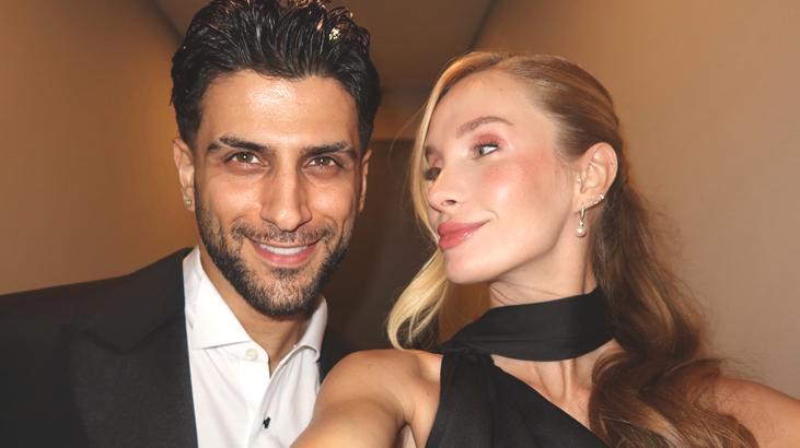 Romantik anlar! Reynmen’den eşine aşk dolu bakışlar