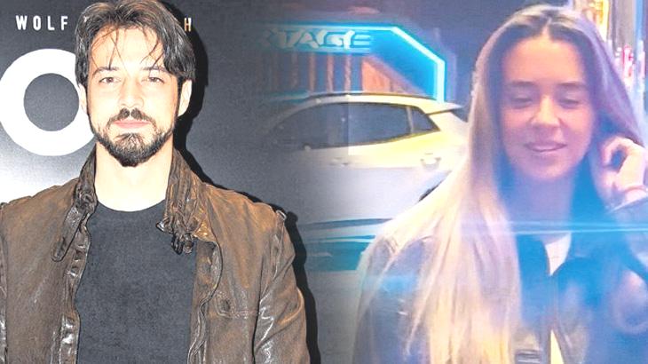 Sevgilisiyle katıldı