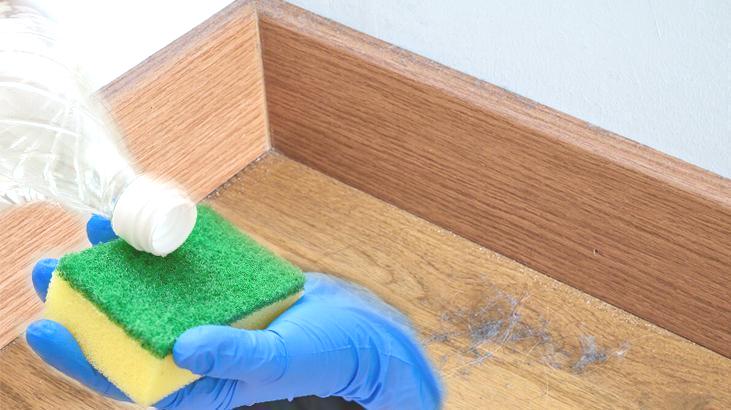 Süpürgelikte biriken kirin düşmanı sirkeymiş! 2 dakikada hazırlanan karışım yıllarca koruyor