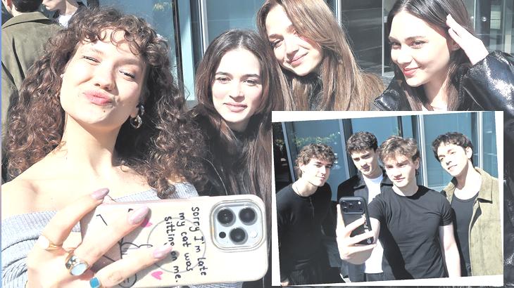 Uyum sağlayan ekipten selfie’ler