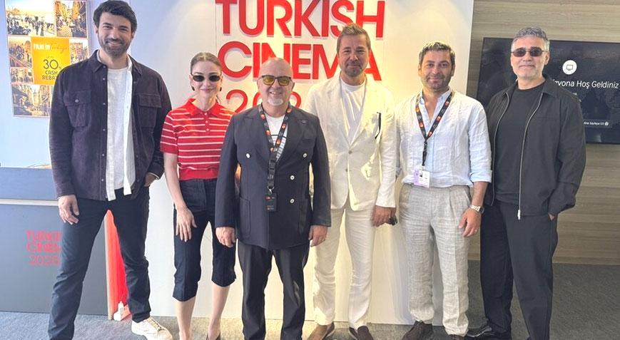 Cannes’da Türkiye standı yoğun ilgi gördü! Ünlü oyuncular sektör devleriyle buluştu