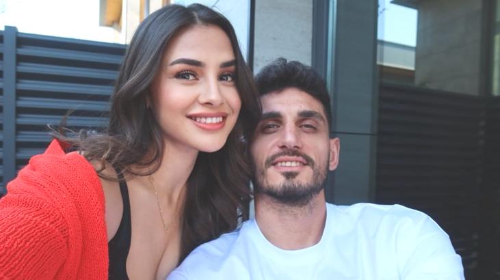 Hazal Çağlar ve Samet Akaydın çiftinden aşk dolu poz