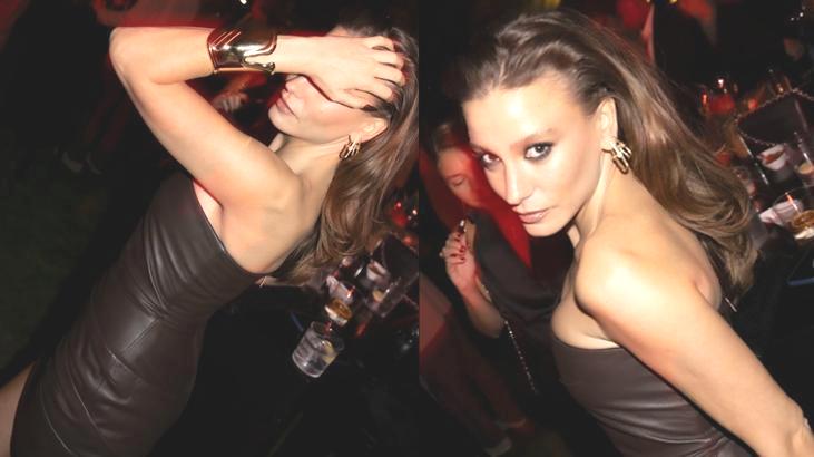 Kutlama gecesine damga vurdu: Serenay Sarıkaya’nın leoparlı mini elbisesi geceliğe benzetildi!