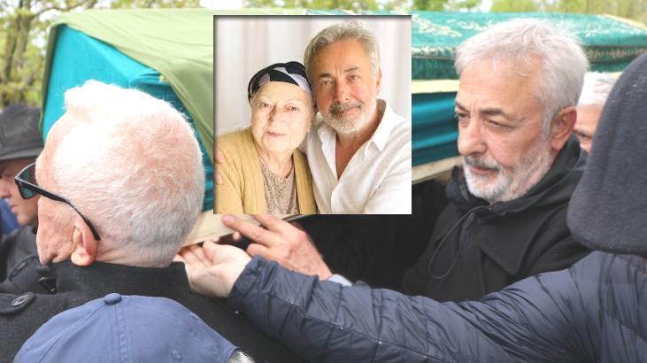 Mehmet Aslantuğ’un acı günü! Annesini son yolculuğuna uğurladı
